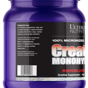 Universal Nutrition 100% Creatine Monohydrate Powder, Fruit Punch 
